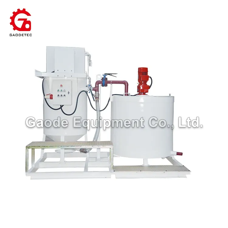 Gaodetec GMA500-1000E China Bentonite Cement Grout Mixer With Agitator for Sale